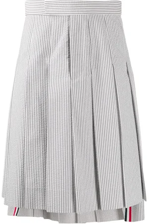 Thom Browne Seersucker Classic Rise Skirt
