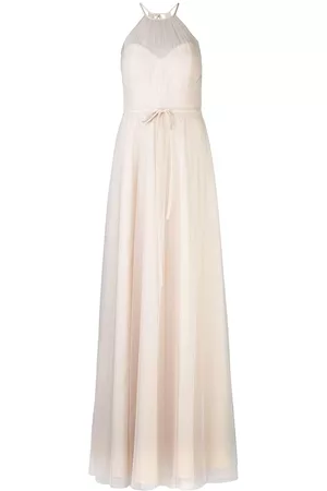 Marchesa Notte Women Bridesmaid Dresses - Halterneck tulle bridesmaid gown - Pink