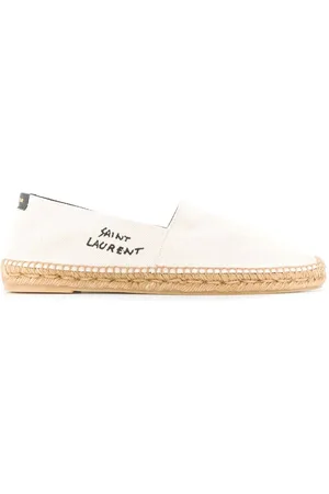 Saint Laurent Women's Logo-Embroidered Espadrilles