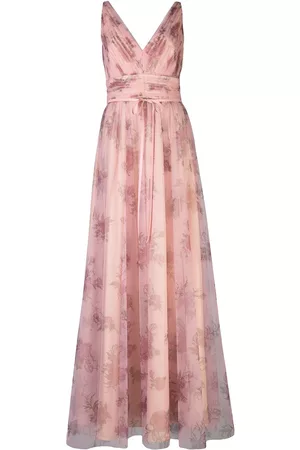 Marchesa Notte Tulle floral bridesmaid gown - Pink