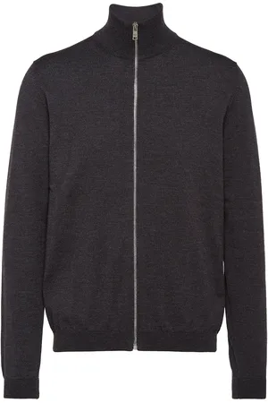 Prada Zip-up wool cardigan