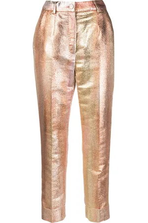Dolce & Gabbana Degrad??-effect cropped trousers