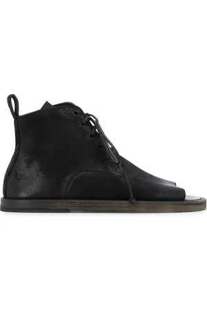 MARSÈLL Open toe flat desert boots