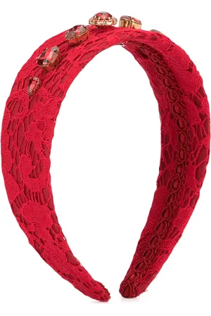 Dolce & Gabbana Bejewelled lace headband