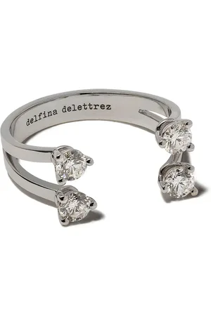DELFINA DELETTREZ Dots diamond ring