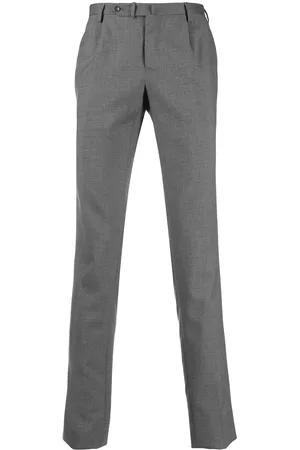 Incotex Men Formal Pants - Slim-fit tailored trousers - Grey