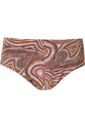 AMIR SLAMA Marajoara print trunks