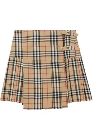 Burberry Women Pleated Skirts - Vintage Check kilt - Neutrals