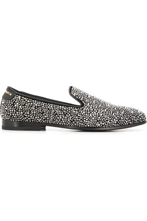 Philipp Plein Rhinestone studded loafers