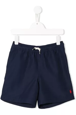 Ralph Lauren Boys Swim Shorts - Logo swim shorts - Blue