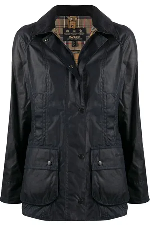 Women's Barbour Swainby Waxed Cotton Jacket | Dull Classic | Size 8