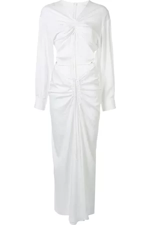 CHRISTOPHER ESBER Women Knitted Dresses - Ruched knit dress - White