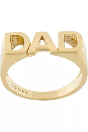Maria Black Men Rings - Dad ring - Metallic