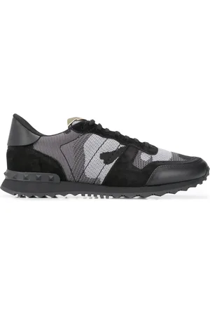 VALENTINO GARAVANI Rockrunner camouflage-print sneakers