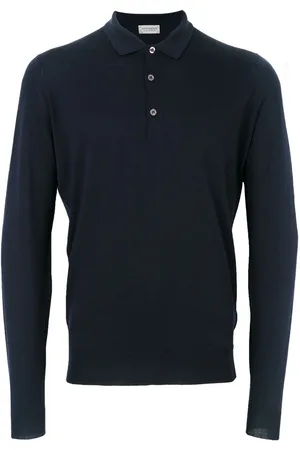 JOHN SMEDLEY Belper knitted polo shirt