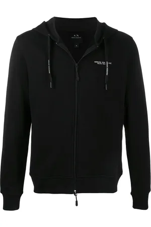 Armani Exchange Logo-print zip-front hoodie