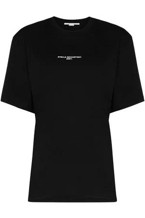 Stella McCartney Logo-print short-sleeve T-shirt - Black