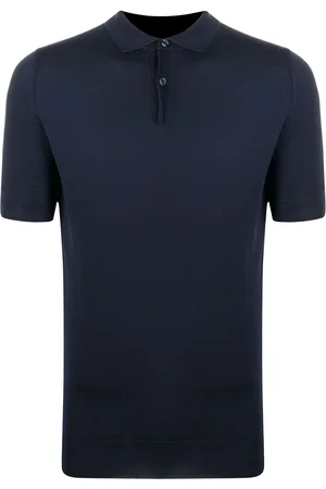 JOHN SMEDLEY Fine-knit polo shirt