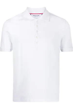 Thom Browne 4-Bar piqué polo shirt