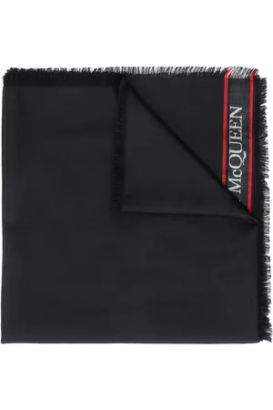 Alexander McQueen Jacquard logo scarf - Black