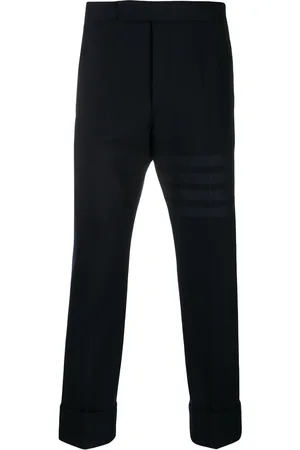 Thom Browne Tonal 4-Bar flannel trousers