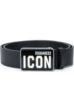 Dsquared2 Belts - Icon leather belt - Black