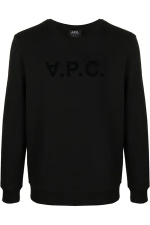 A.P.C. Logo-print crew neck sweatshirt