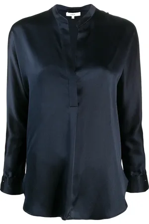 Vince Long-sleeved open front blouse