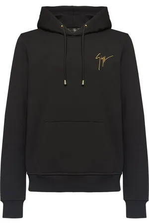 Giuseppe Zanotti Embroidered logo drawstring hoodie