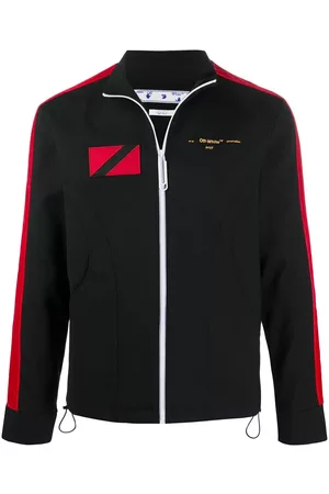 OFF-WHITE Men Sports Jackets - X Theophilus London logo-print track jacket - Black