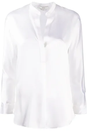 Vince Open neck loose fit blouse