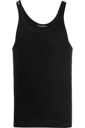 Dolce & Gabbana Fine-rib cotton tank top