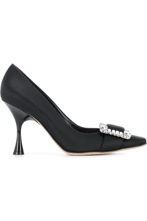 Sergio Rossi Sr Twenty crystal-buckled pumps