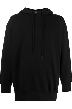 Stella McCartney Hoodies - Logo trim hoodie - Black