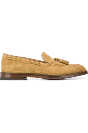Scarosso X WM Brown William suede loafers
