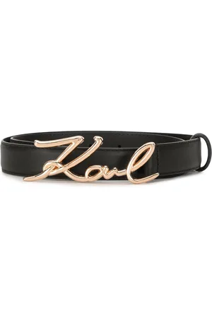 Buy Karl Lagerfeld Women Fuchsia K-FAN Leather Belt Online - 909608