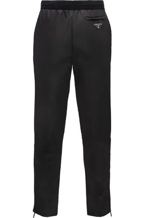 Prada Panelled straight-leg trousers