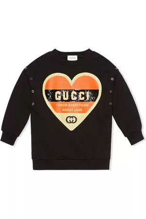 Gucci Heart-motif sweatshirt - Black