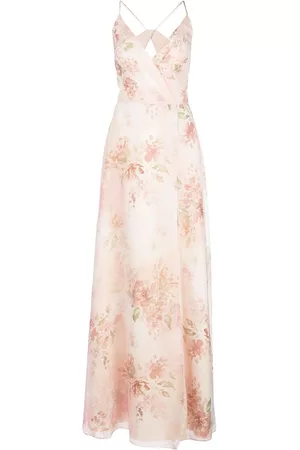 Marchesa Notte Bridesmaids floral gown - Pink