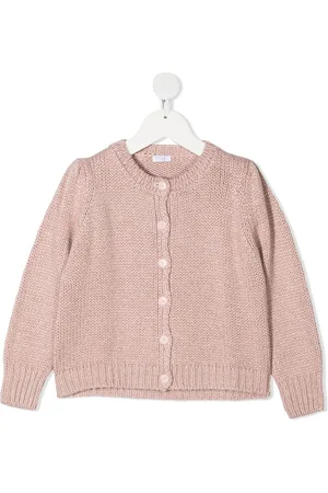 Il gufo Purl-knit crew-neck cardigan