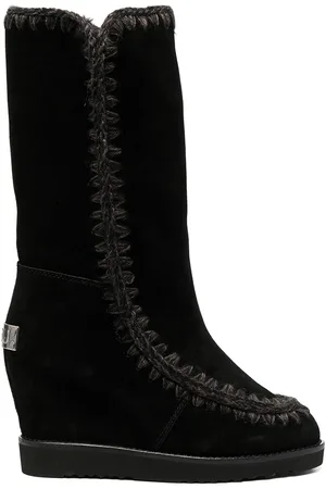 Mou Mid-calf slip-on boots
