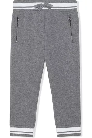 Dolce & Gabbana Sweatpants - Stripe-trim track pants - Grey