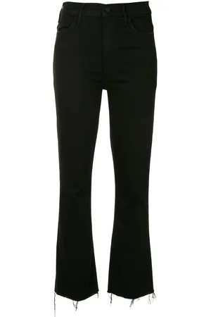 Mother Hustler ankle-crop kick flare jeans