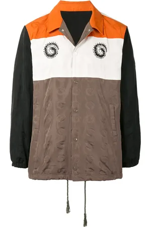 UNDERCOVER Colour-block logo-print jacket