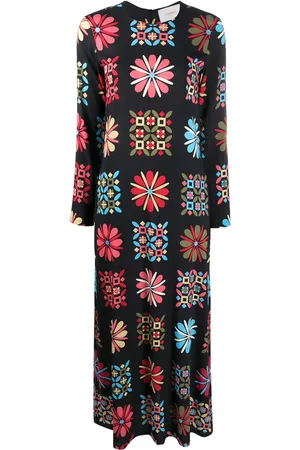 La DoubleJ Printed midi dress