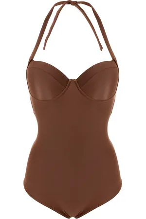 AMIR SLAMA Plain one-piece