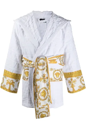 Versace Black Baroque Men's Bathrobe – Savonches