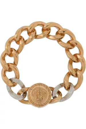 VERSACE Chain Bracelets - Chain-link Medusa detail bracelet - Gold