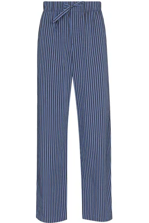 Tekla Verneuil stripe-pattern pajama bottoms