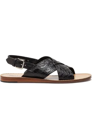 Dolce & Gabbana Crossover-strap leather sandals